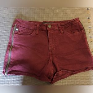 Rock & Republic Burgundy shorts